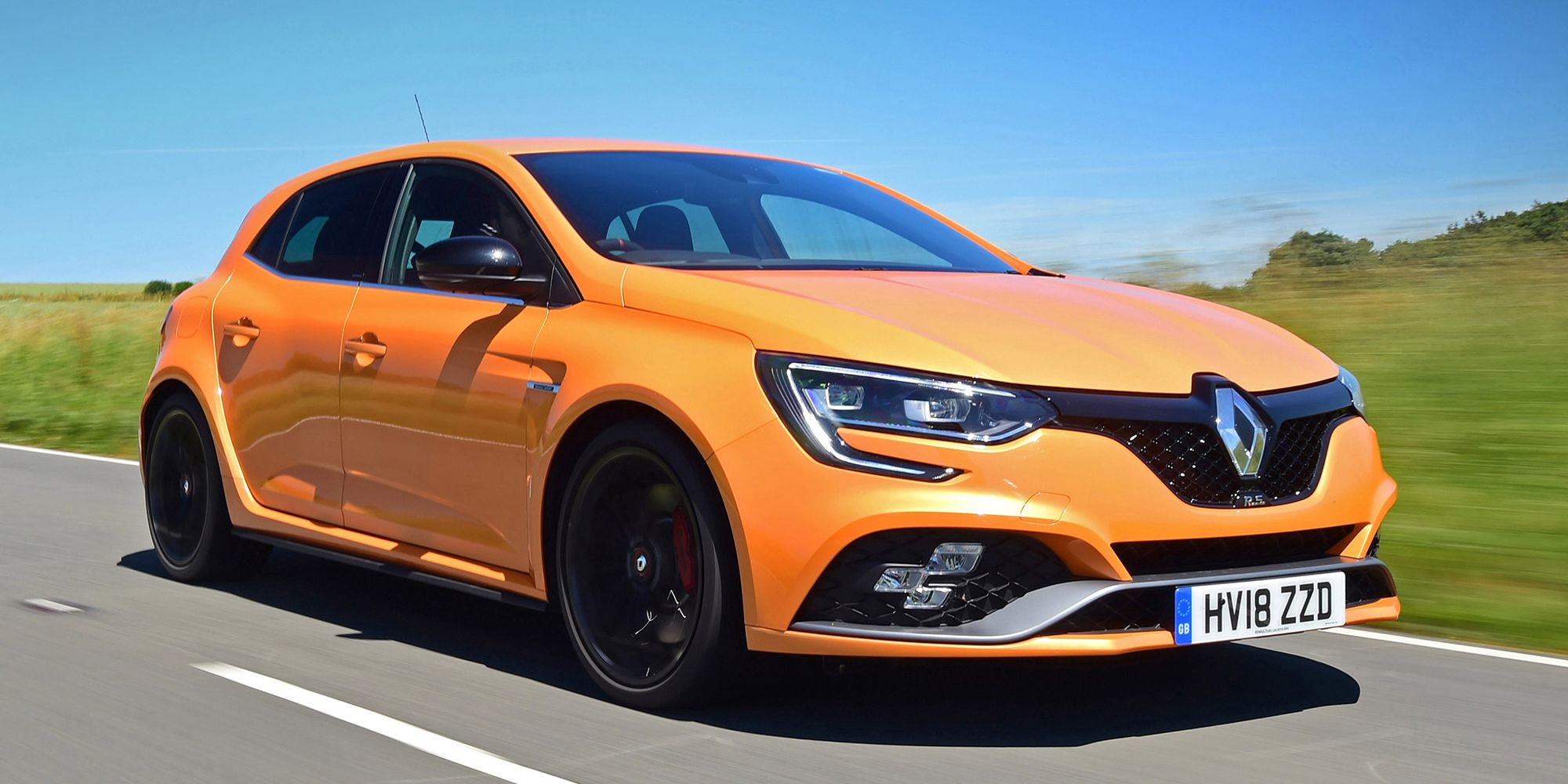 The new Megane RS on the move