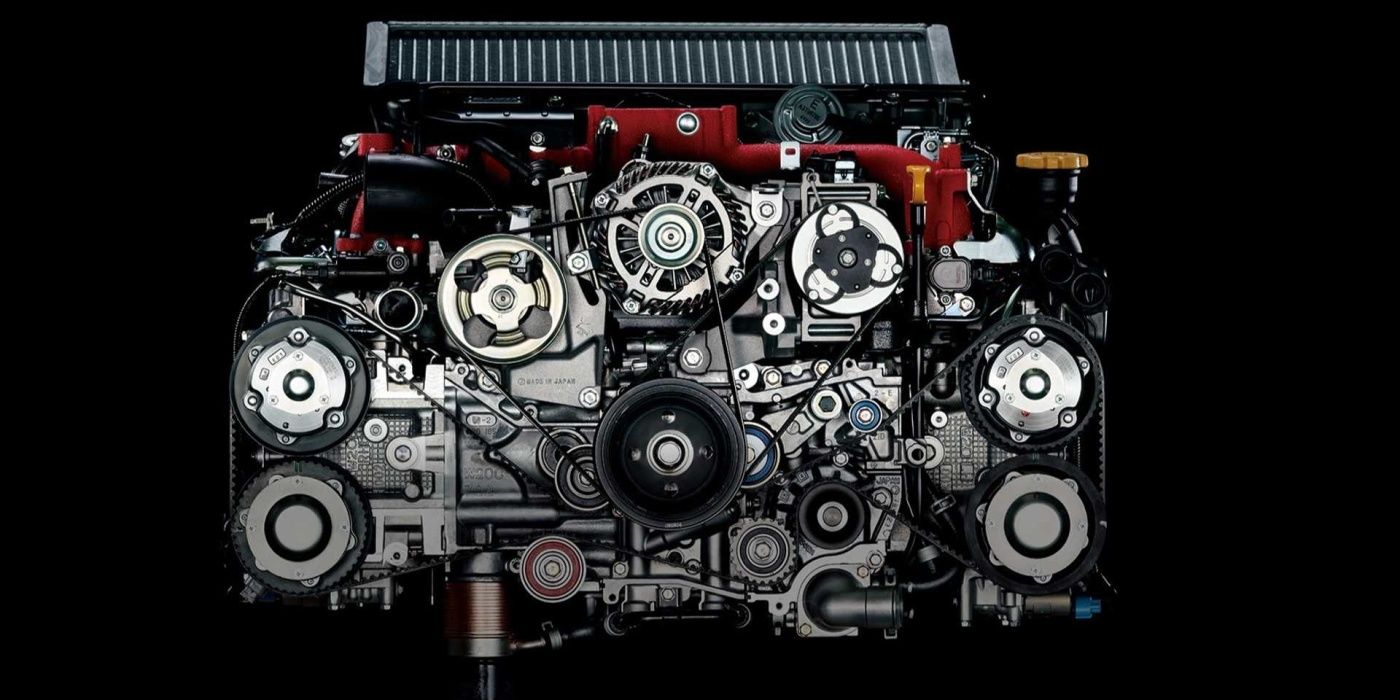 The Subaru WRX STI EJ20 engine