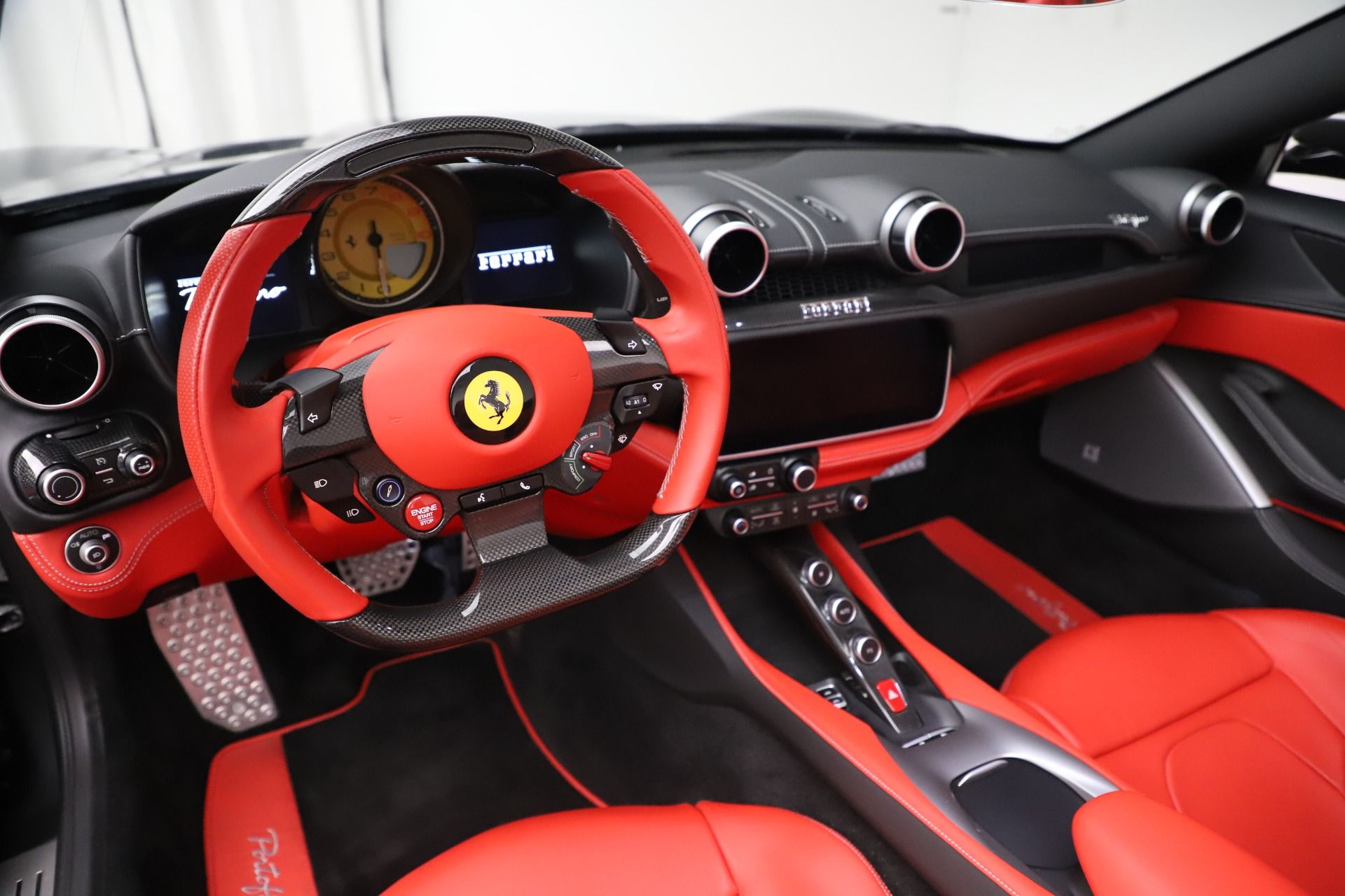 Interior view of the Ferrari Portofino