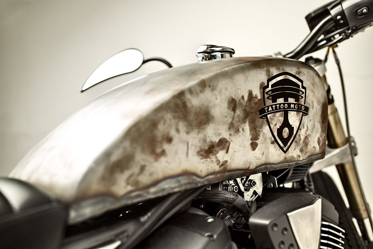 Via: BikeExif This Victory Gunner by Tattoo Projects is the sickest rat rod motorcycle we've ever seen