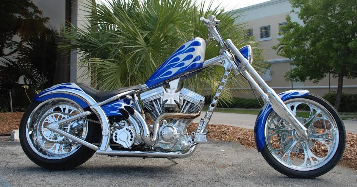 Jesse James West Coast Choppers El Diablo II Muscle Machines 1 18 for
