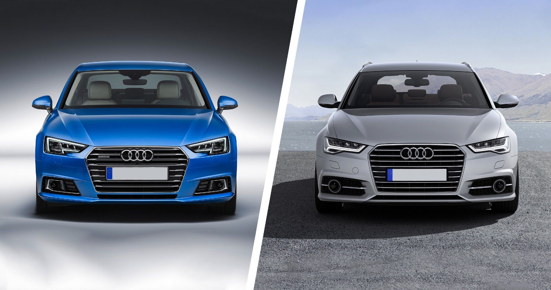 Audi A4 vs A6 side-by-side comparison