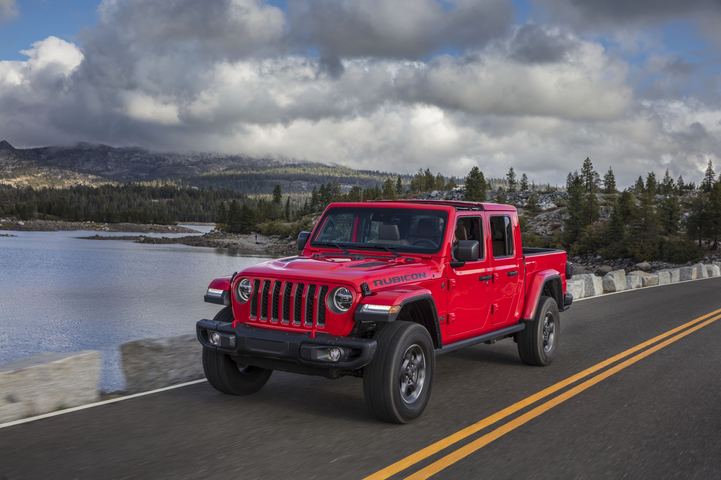 red 2021 Jeep Gladiator