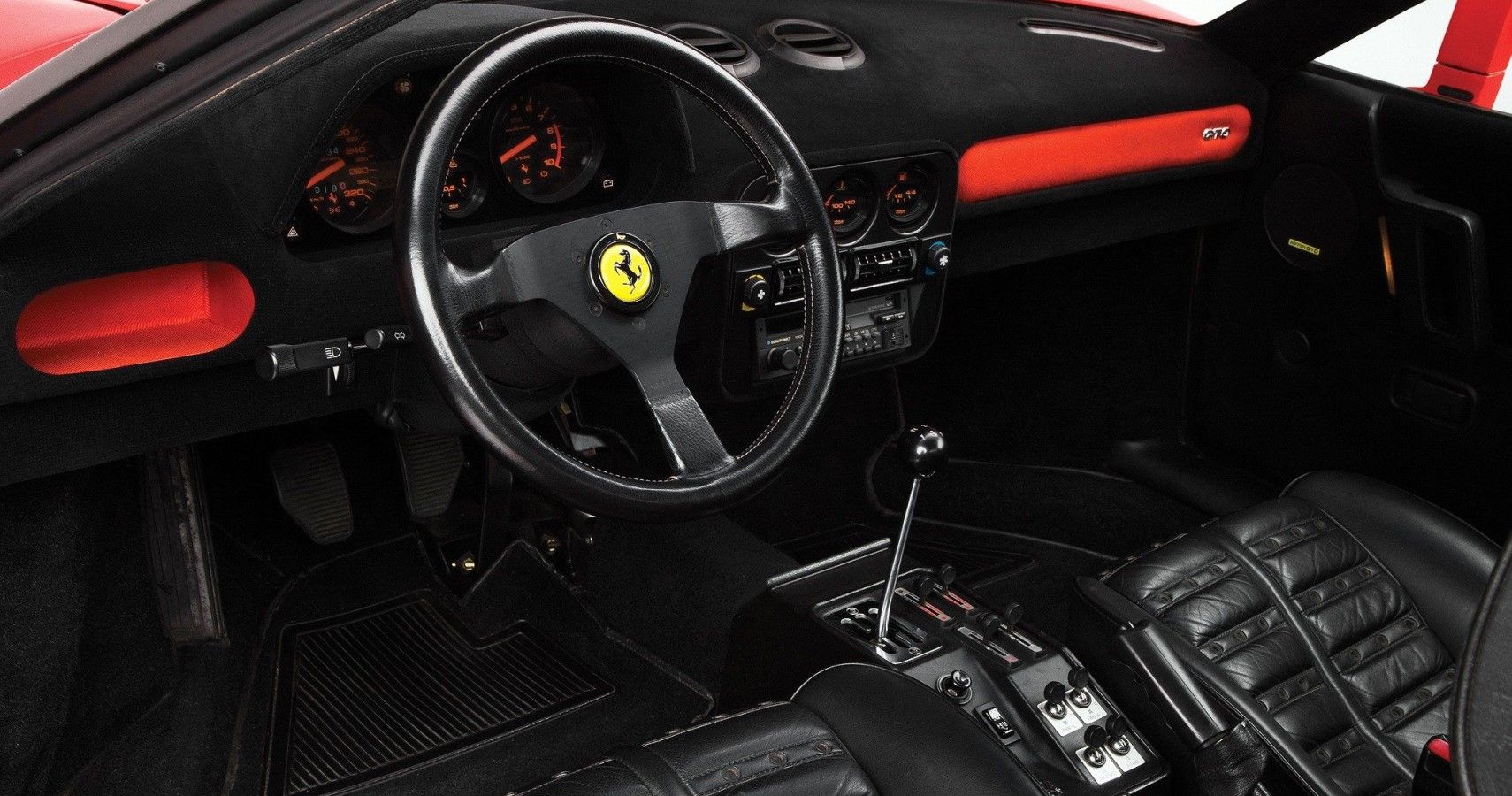 1985 Ferrari 288 GTO interior view