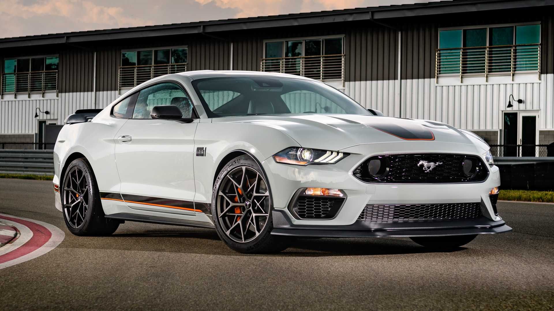 2021 Ford Mustang on track