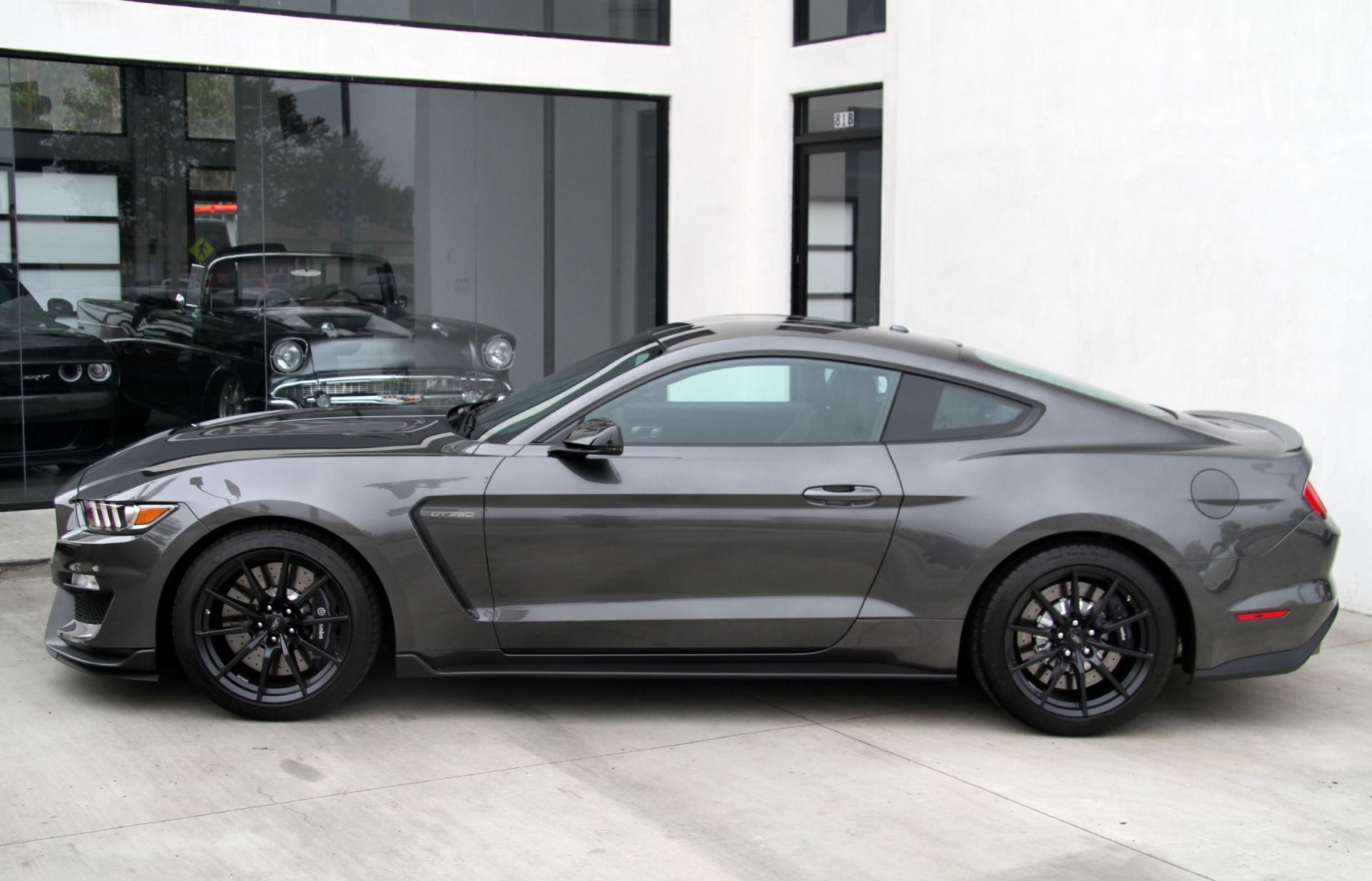 2016 Ford Mustang GT Grey side view