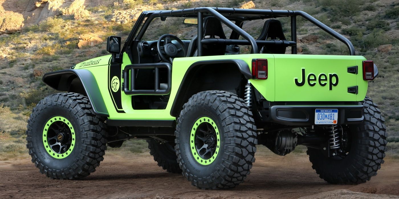 Jeep Trailcat on the road