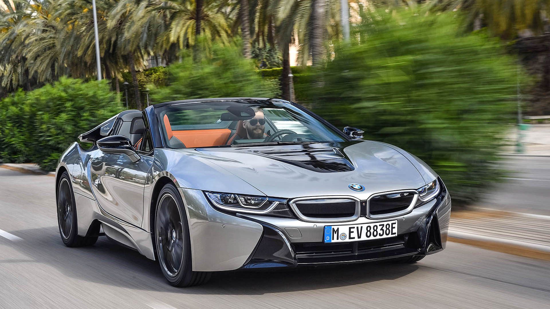 2019 BMW i8 on the highway