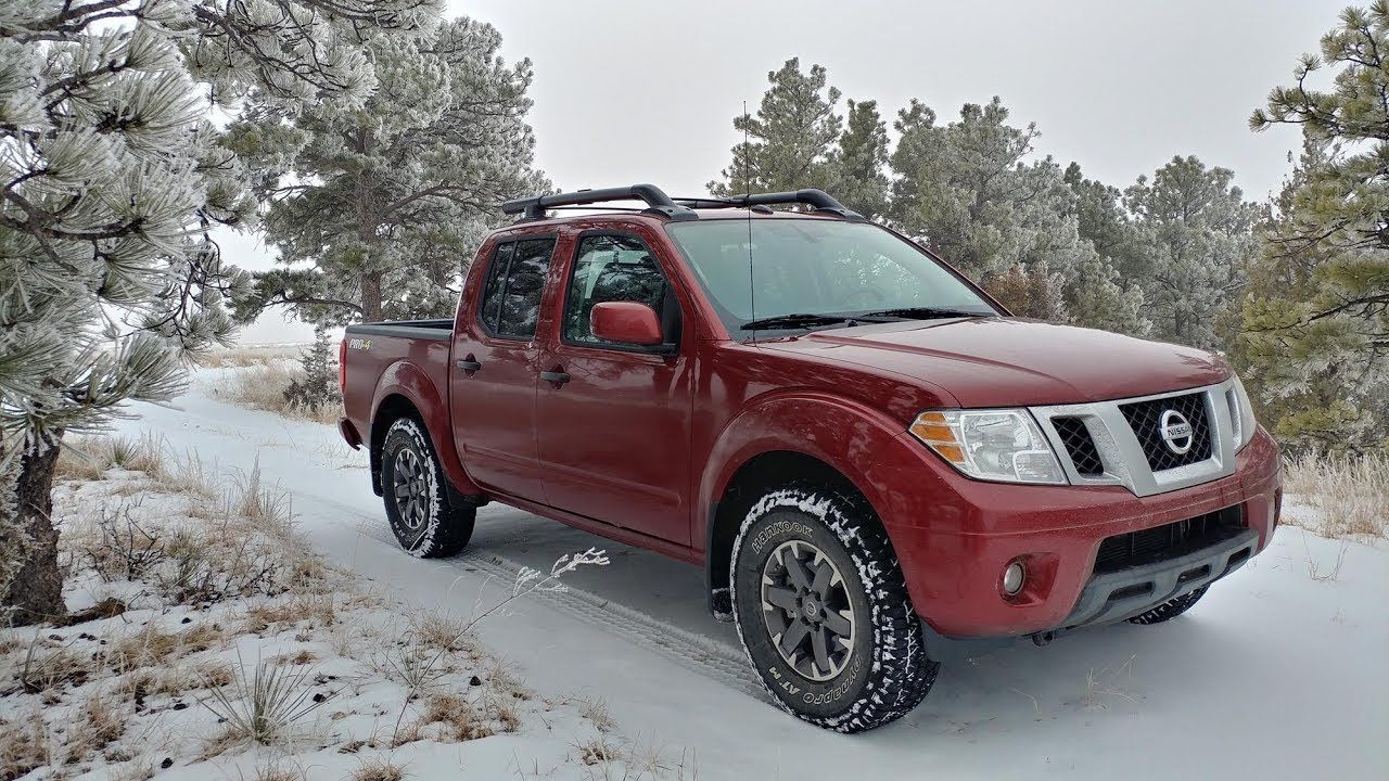 Red 2019 Nissan Frontier