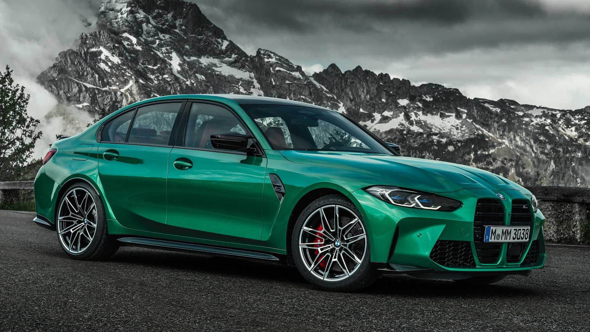 2021 BMW M3 parked outside