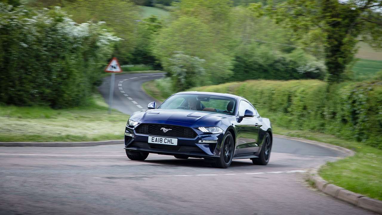 2021 Mustang GT on the road