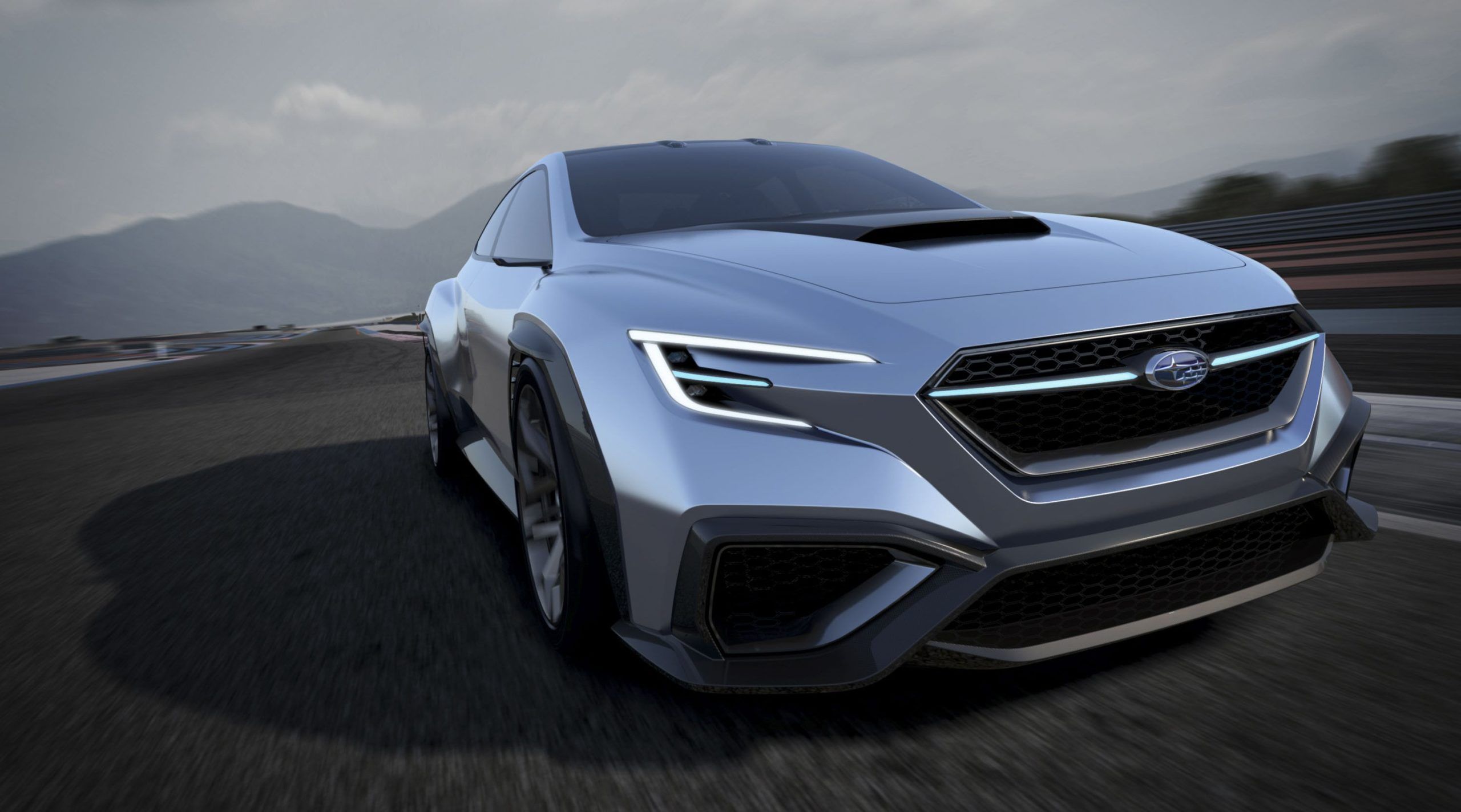 2022 Subaru WRX STI on the road