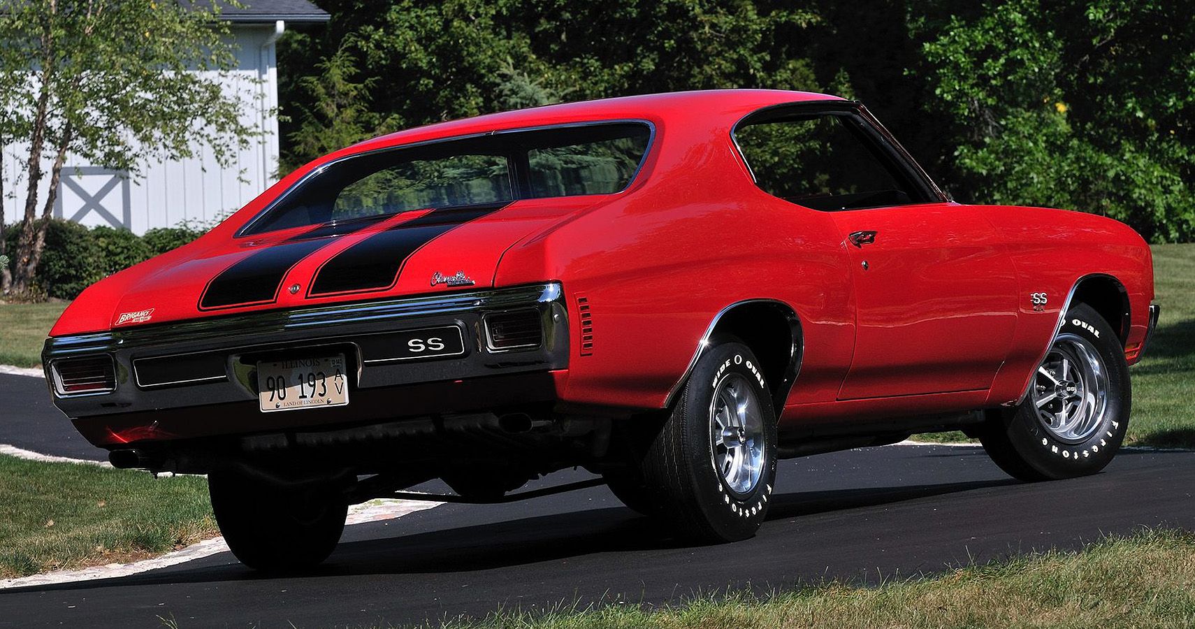 Black And Red 1970 Chevrolet Chevelle SS 454