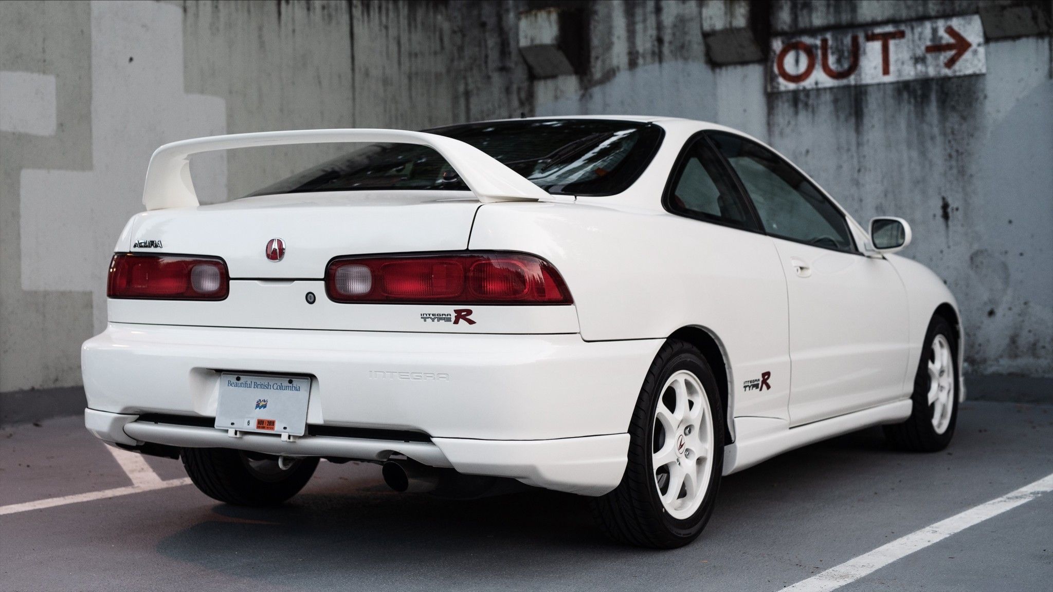 Acura Integra Type R in a parking