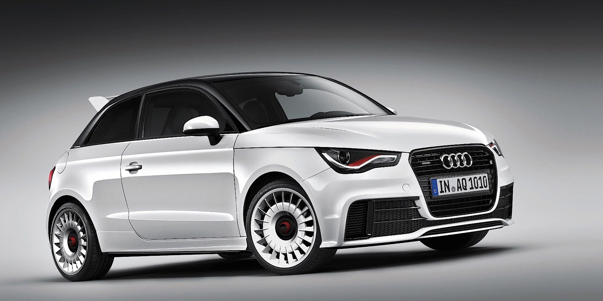 The front of the Audi A1 Quattro