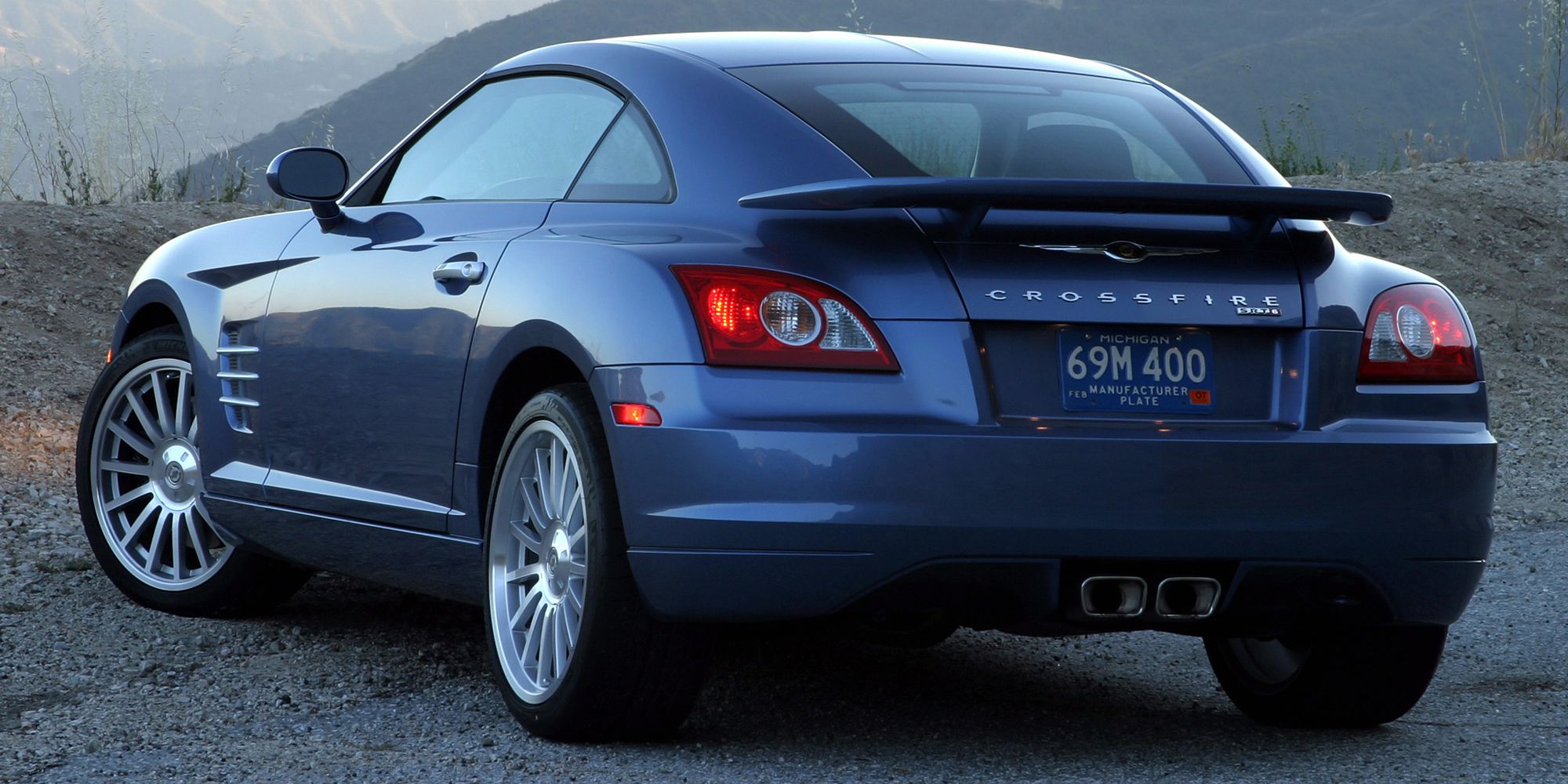 The rear of the Crossfire SRT6