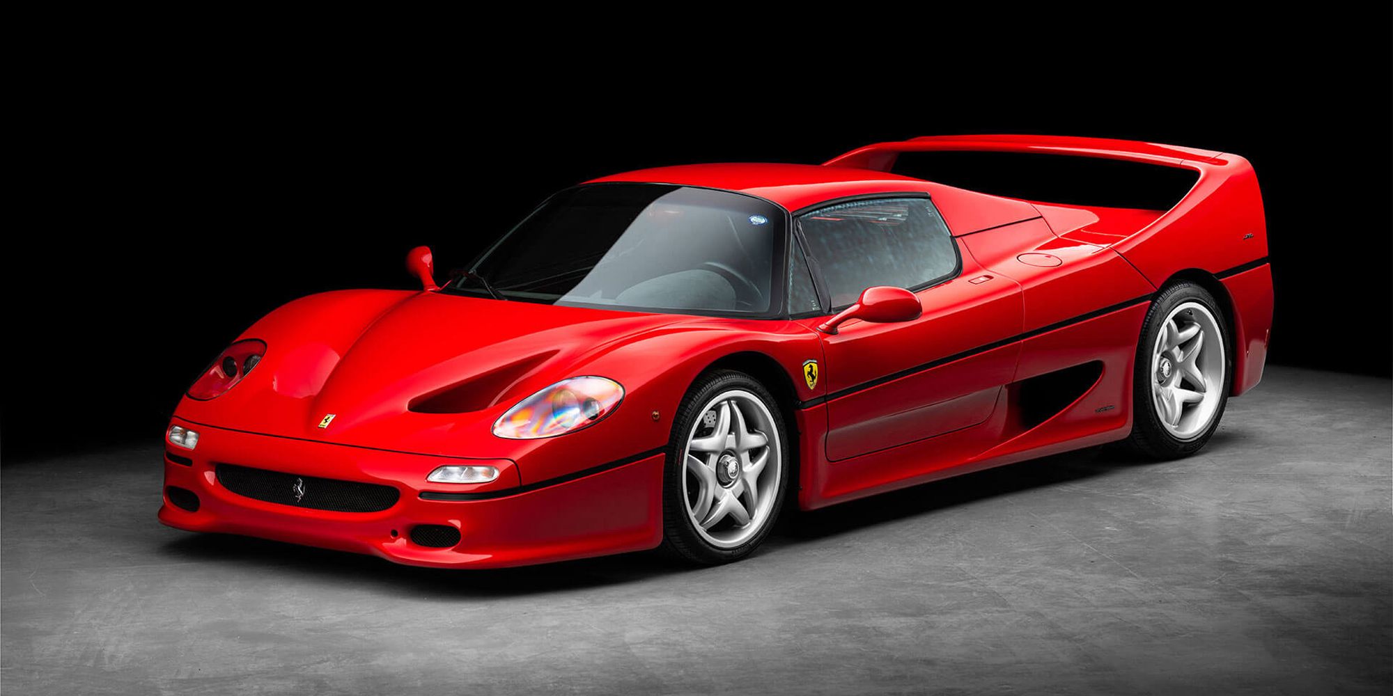 Front 3/4 view of the F50