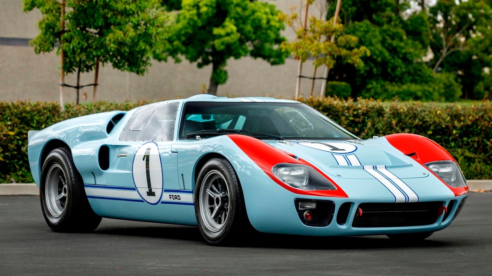 Ford GT40 parked outside