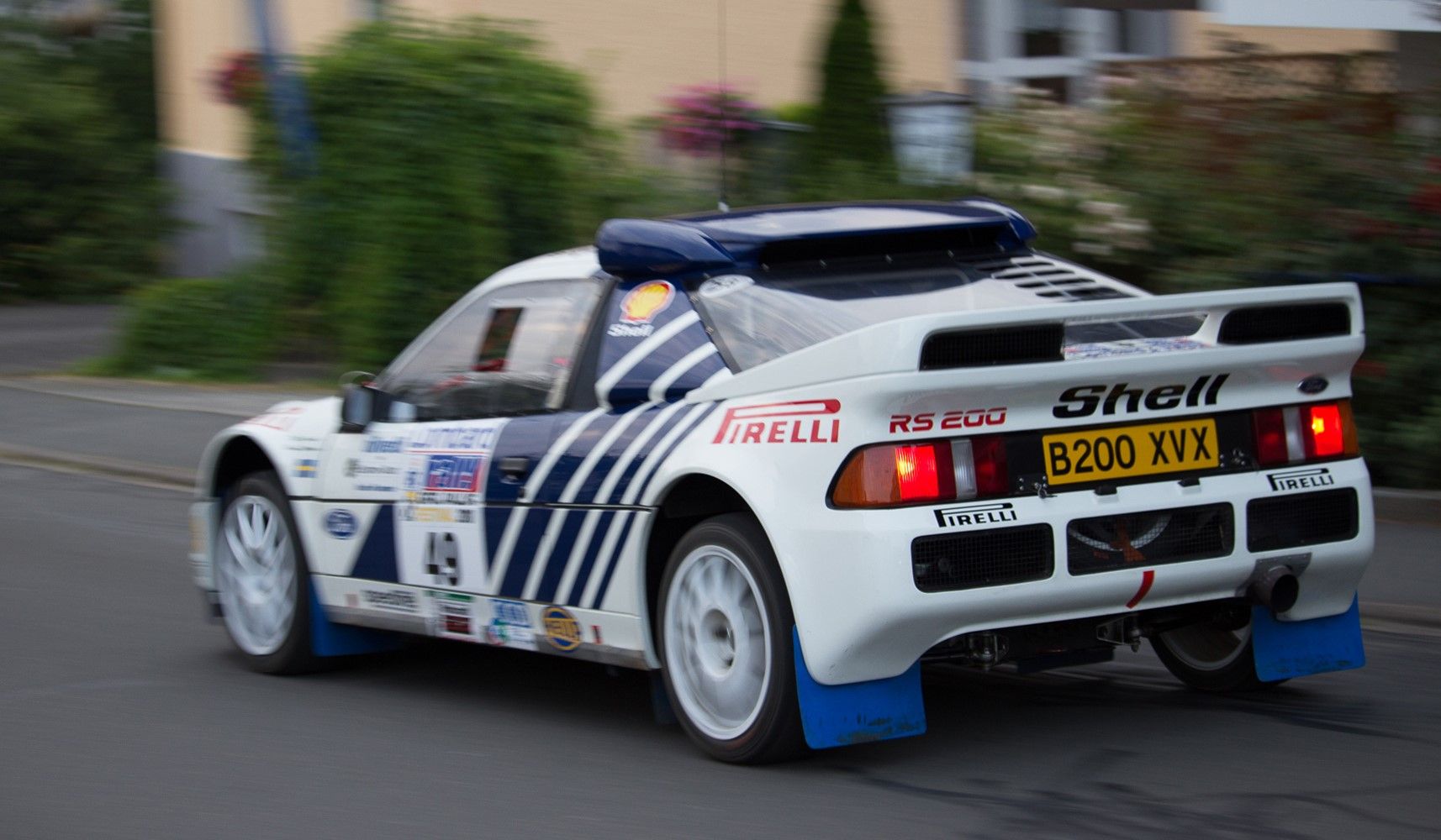 Ford RS200 on the highway