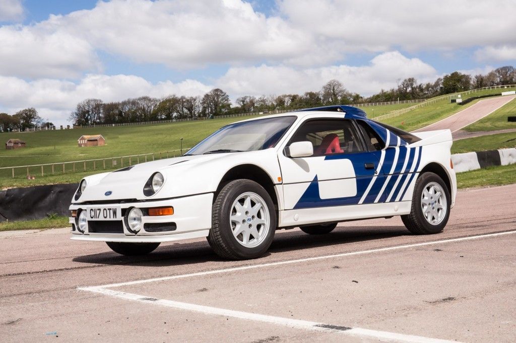 Ford RS200 parked outside