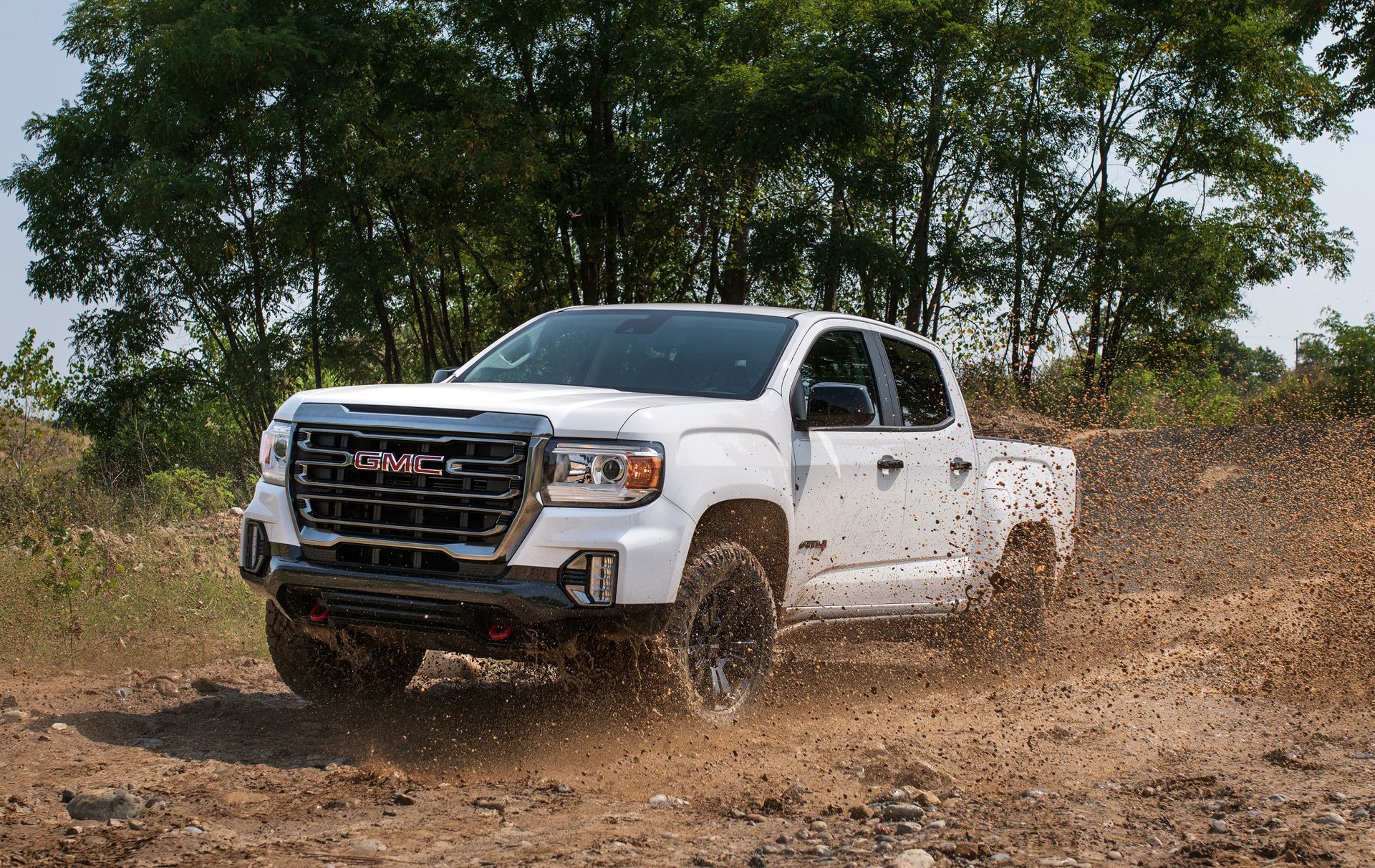 GMC Canyon AT4 on off-road trails
