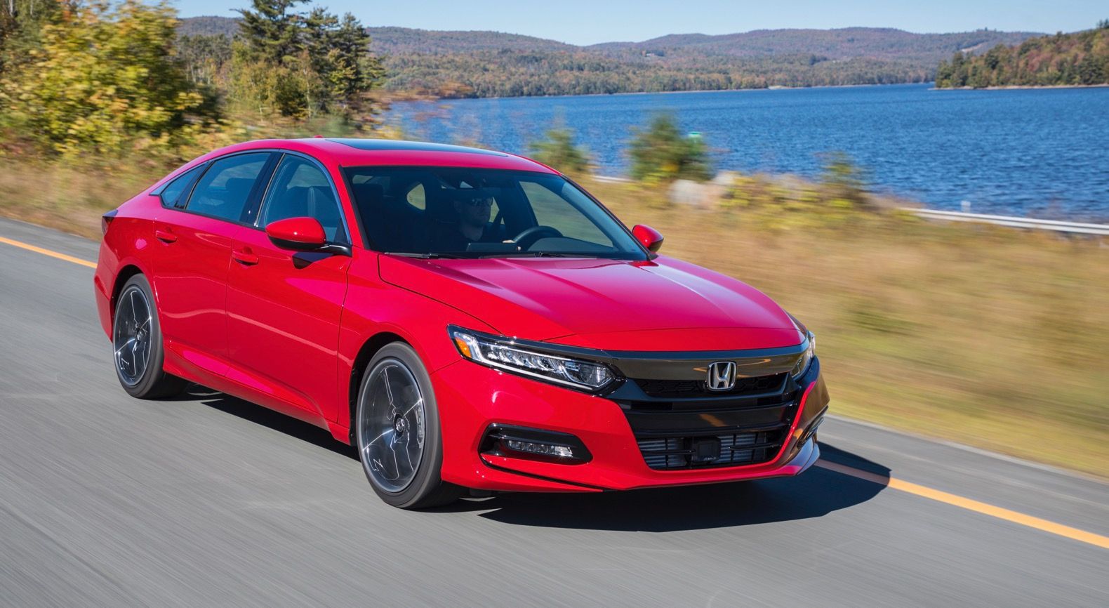 2018 Honda Accord Sport 2.0T on the highway