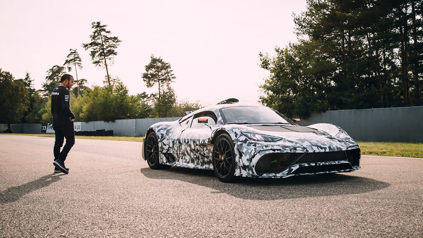Mercedes-AMG Project One camouflaged