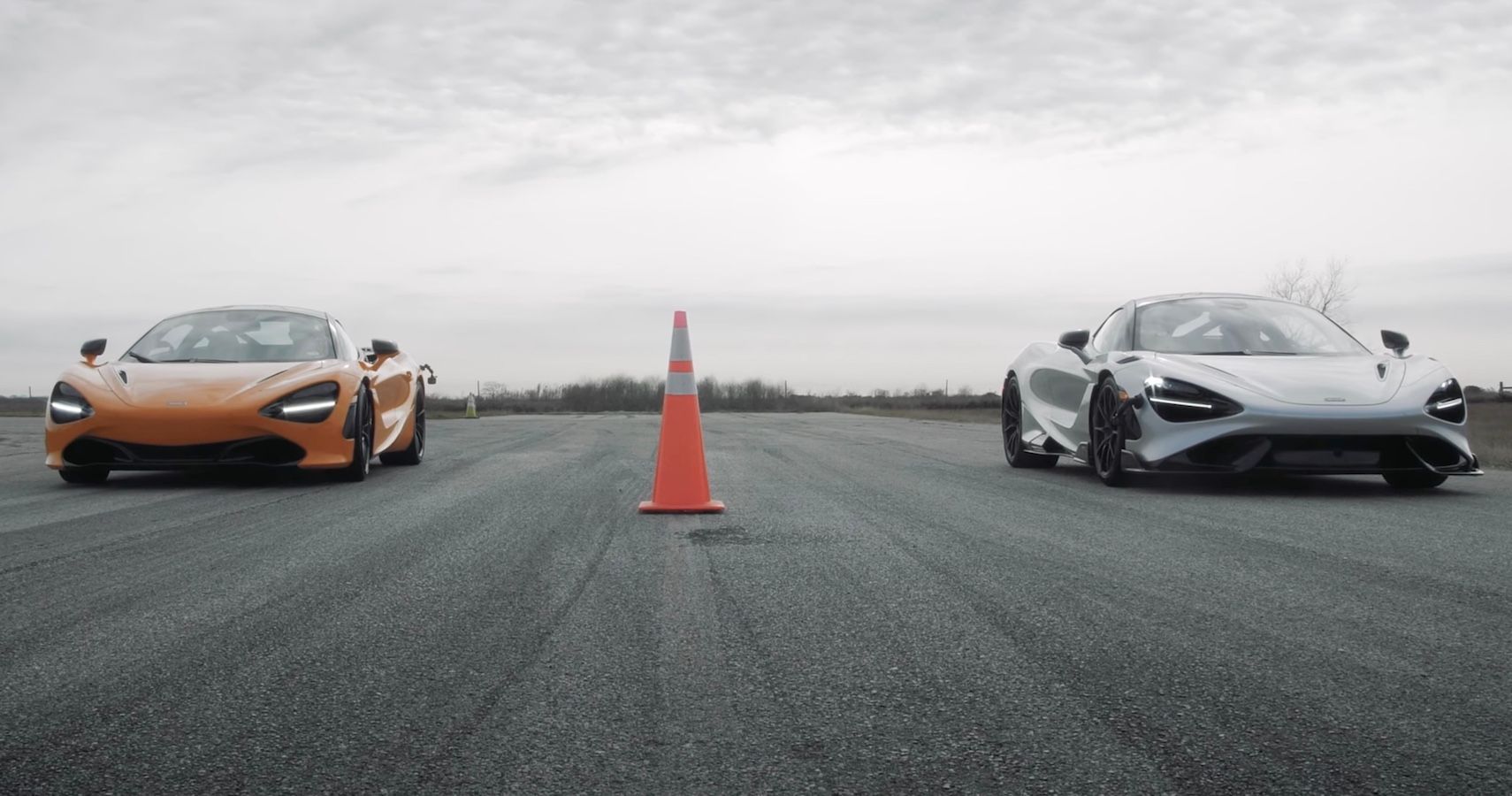Watch This McLaren Sibling Rivalry Unfold In A 720S Vs 765LT Drag Race