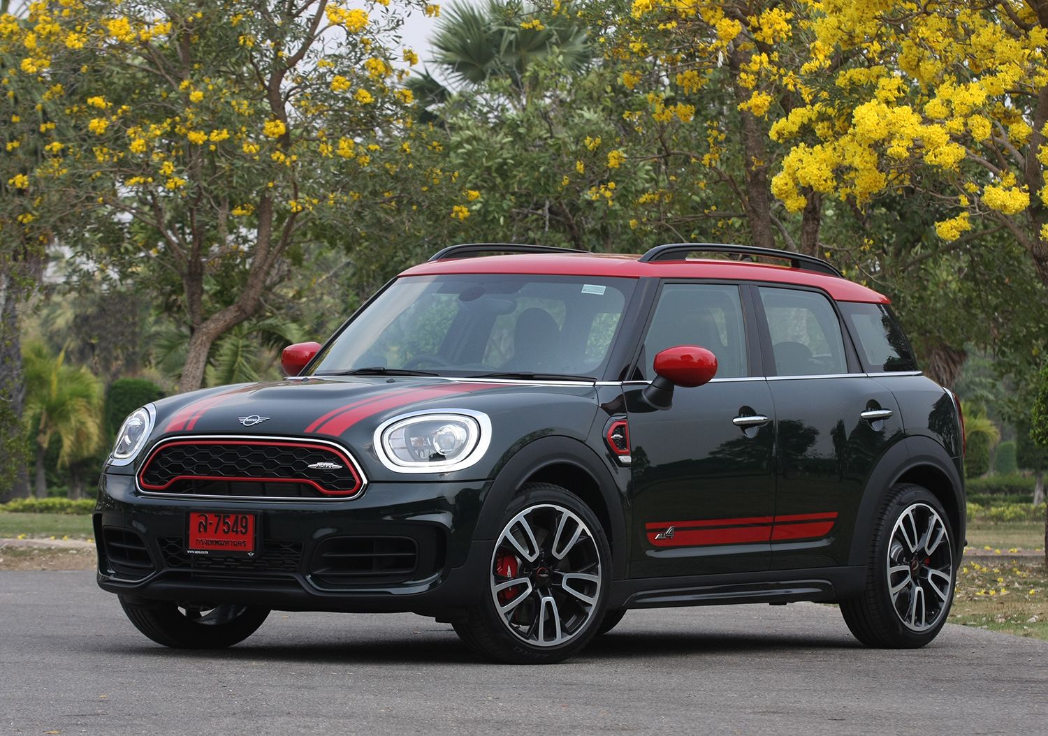 Mini Cooper John Cooper Works Countryman parked outside