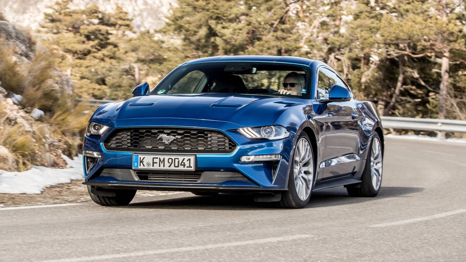 Next-Generation Ford Mustang on the road