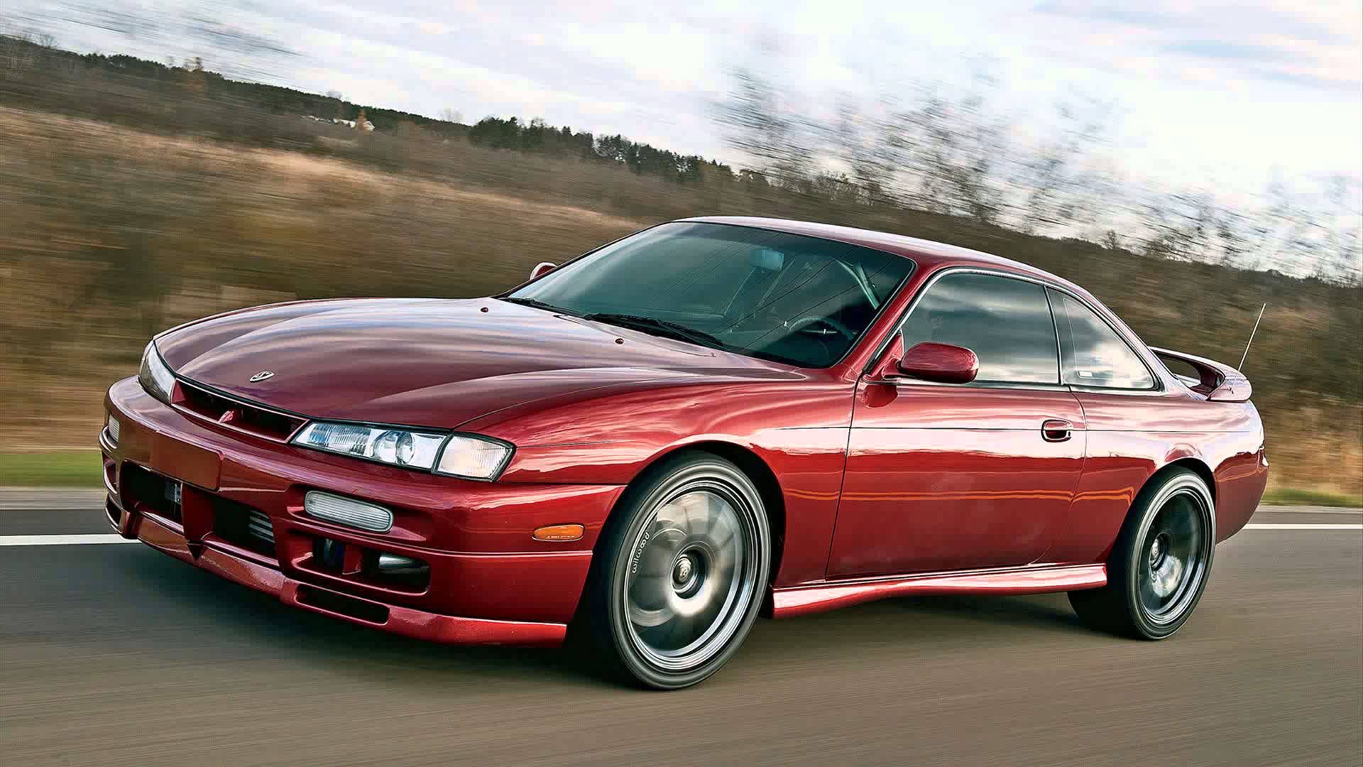 Nissan 240SX on the highway