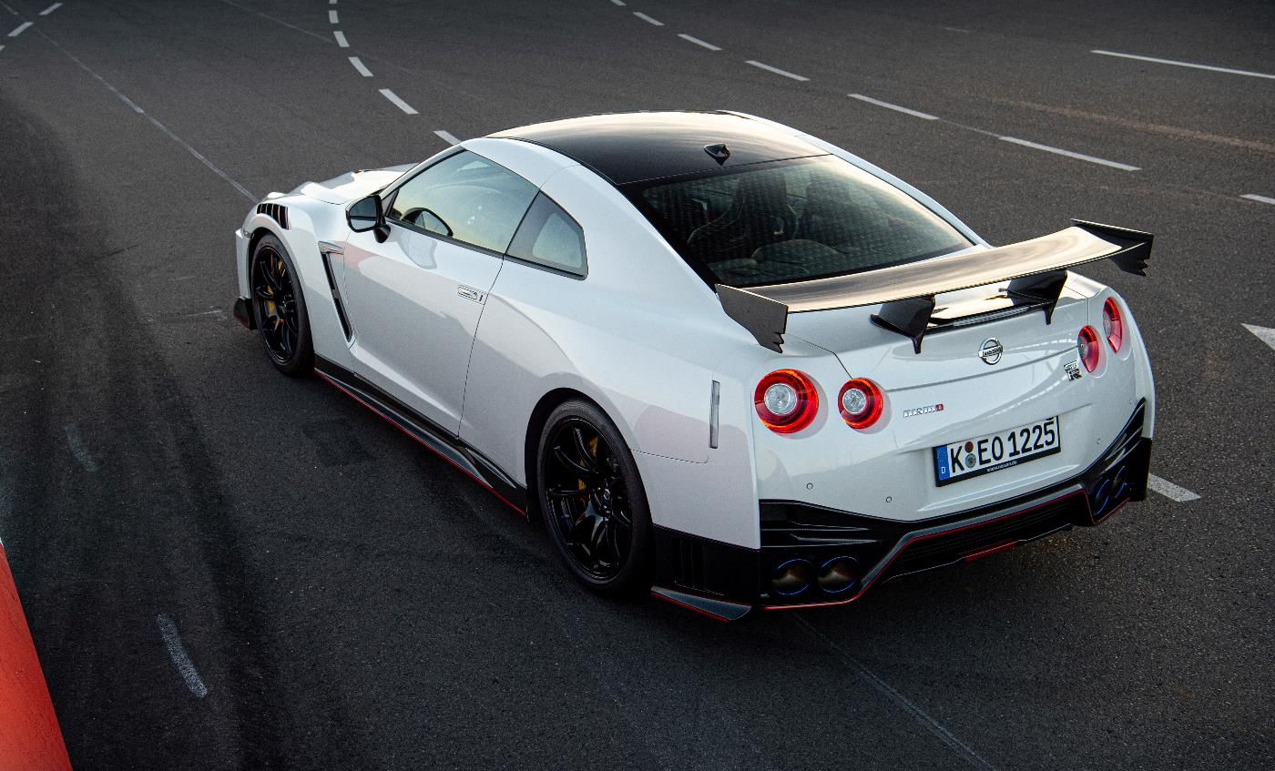 Nissan GT-R Nismo parked on track