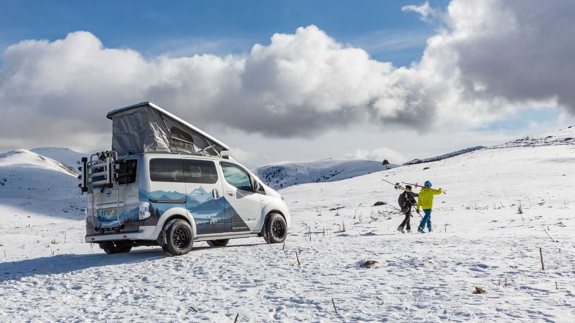 Nissan e-NV200 Winter Camper Concept Imagines Motorhome For EV Adventures