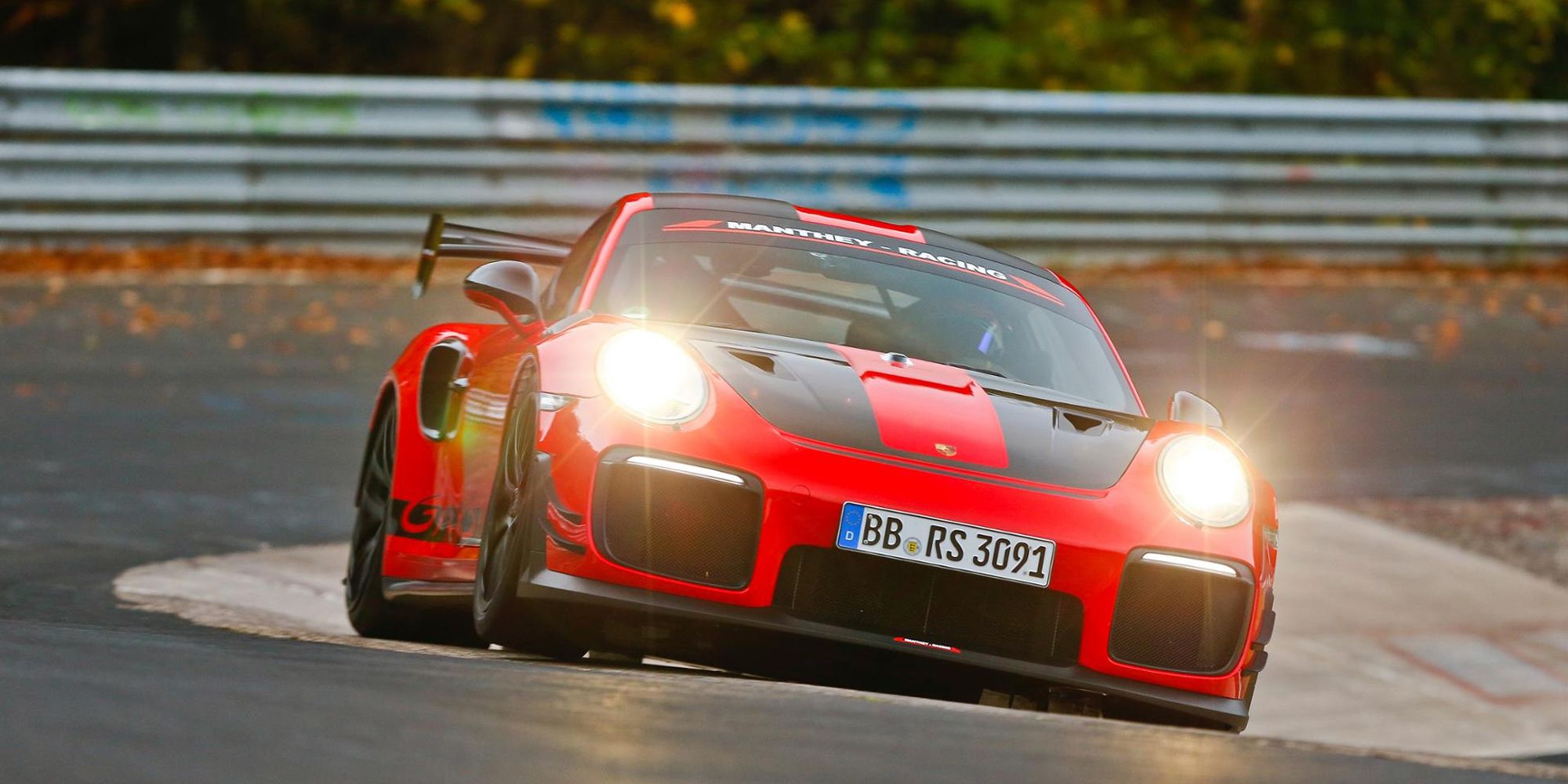 The GT2RS MR on the Nurburgring