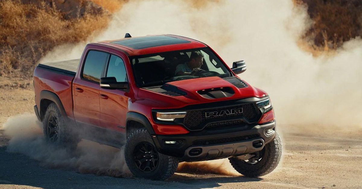 off-roading with the 2021 Ram 1500 TRX