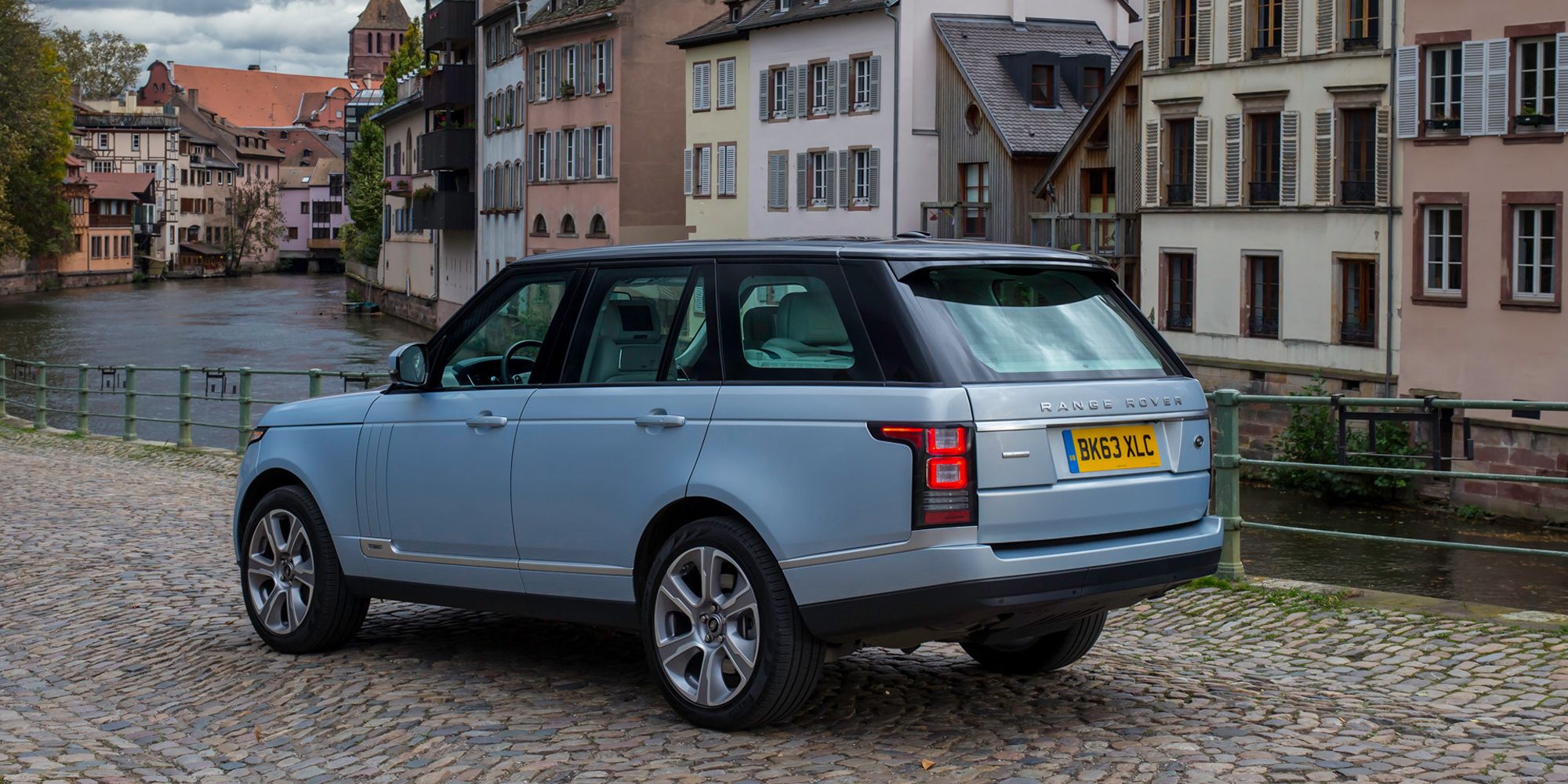 The rear of the Range Rover