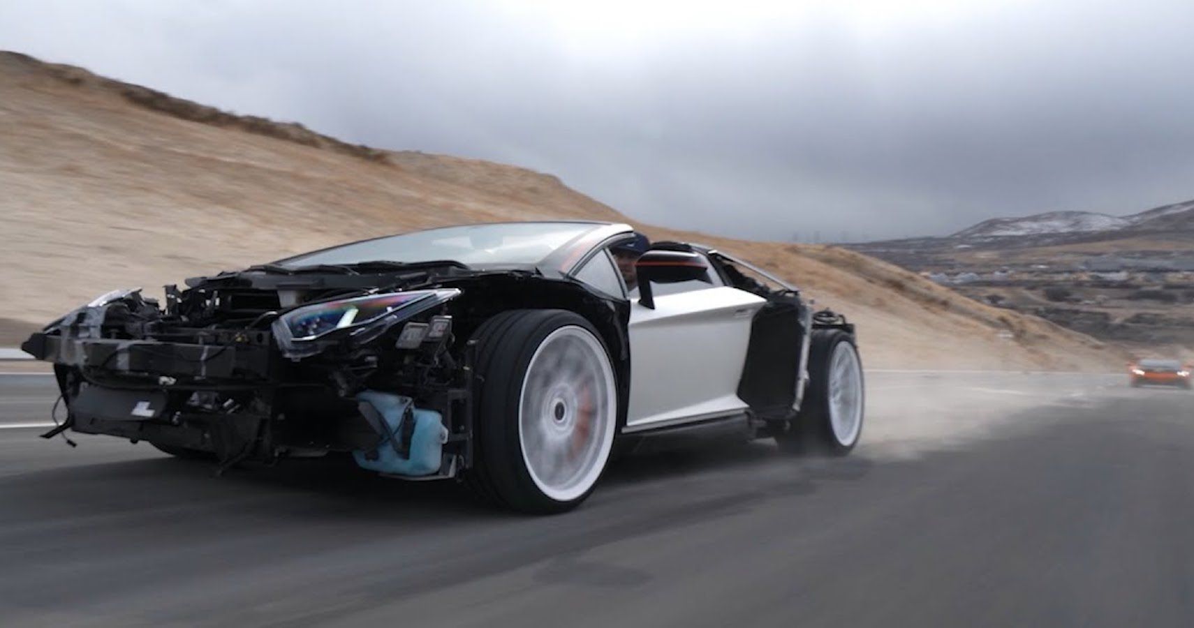 Stradman Prototype Lamborghini on road