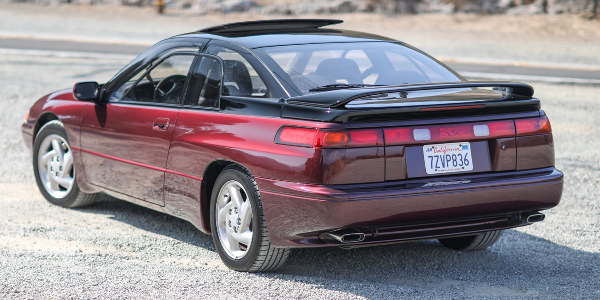 The rear of the SVX
