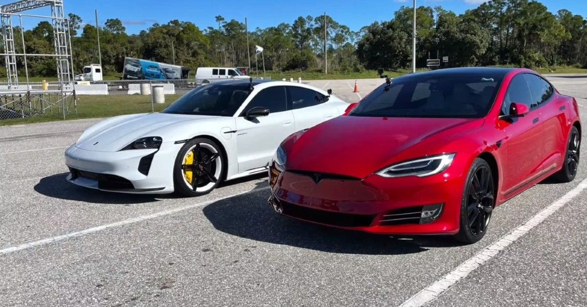 2021 porsche taycan vs tesla model s discount