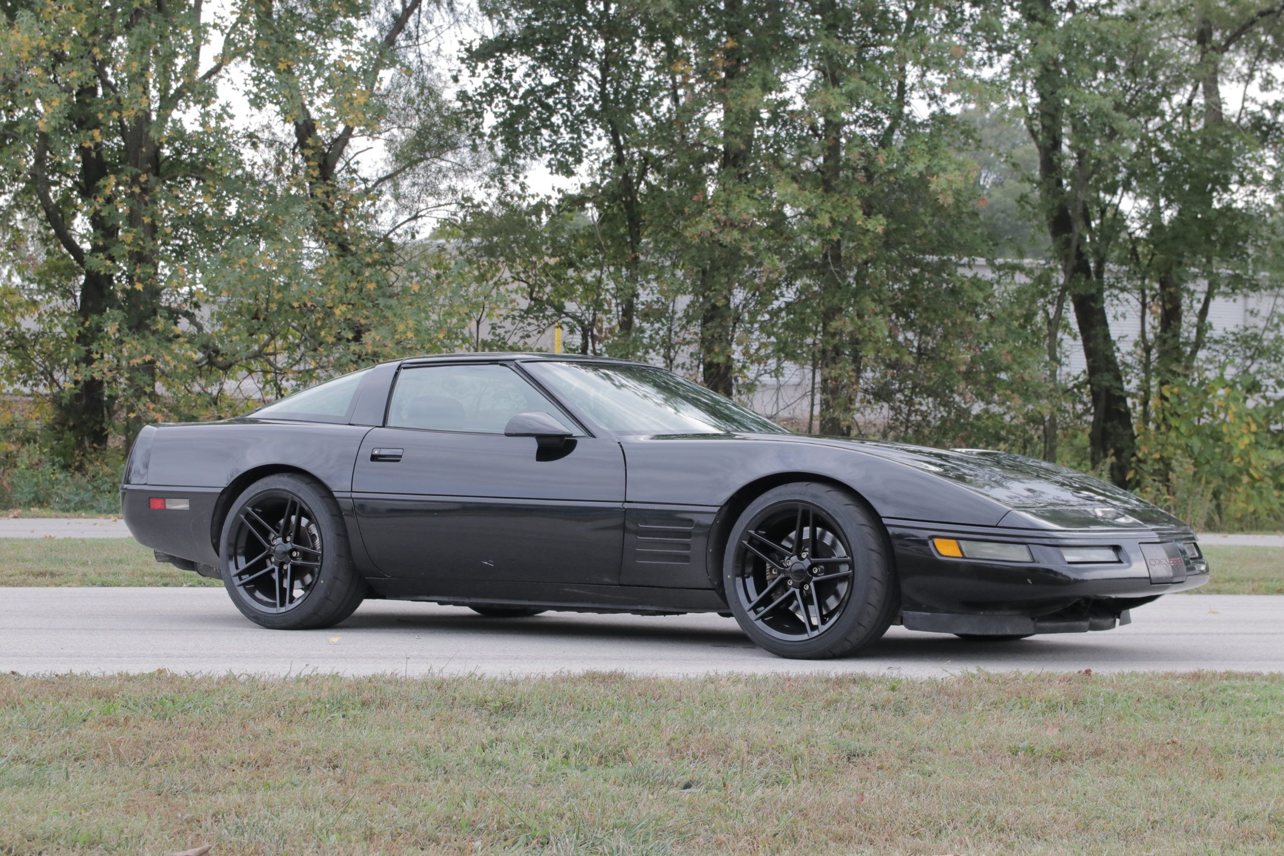 Black C4 Corvette