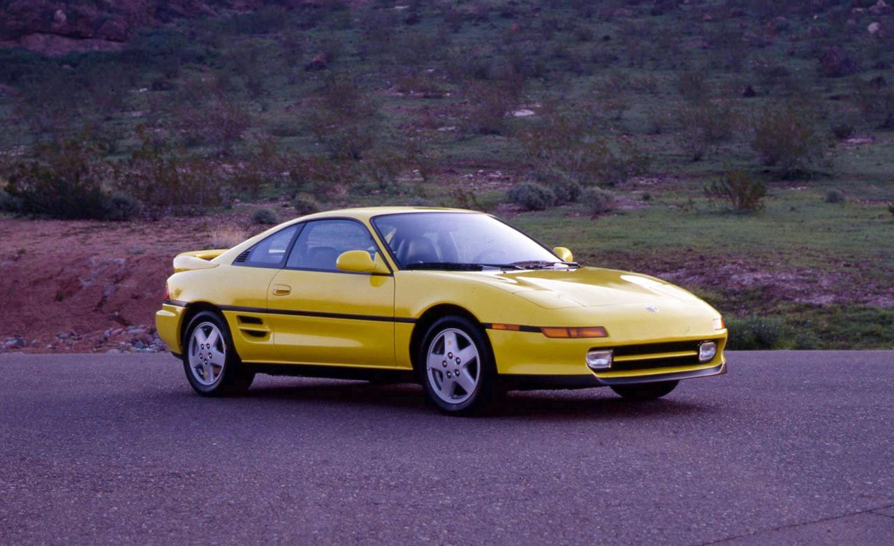 Toyota MR2 parked outside