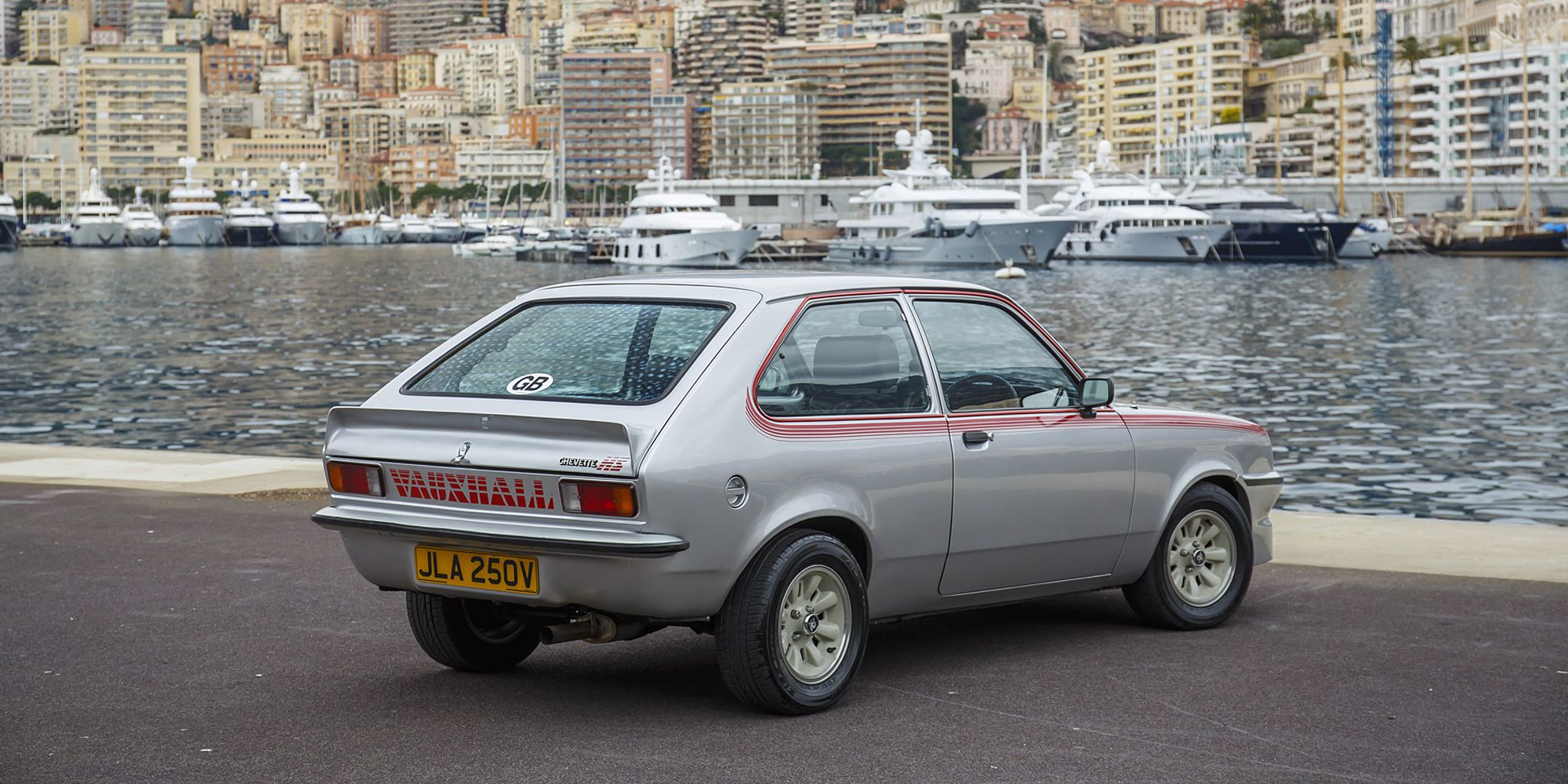 Rear 3/4 view of the Chevette HS