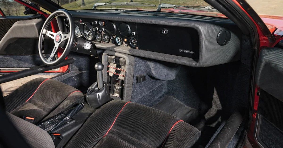 1982 Lancia 037 Stradale interior view