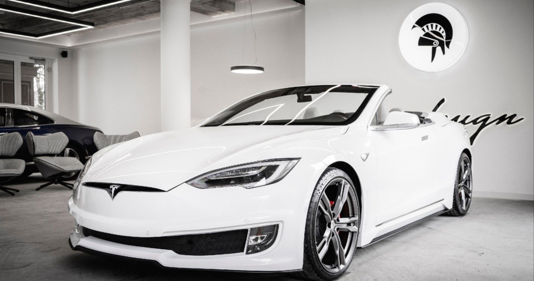 Tesla Model S Transformed Into A Stunning Two-Door Convertible