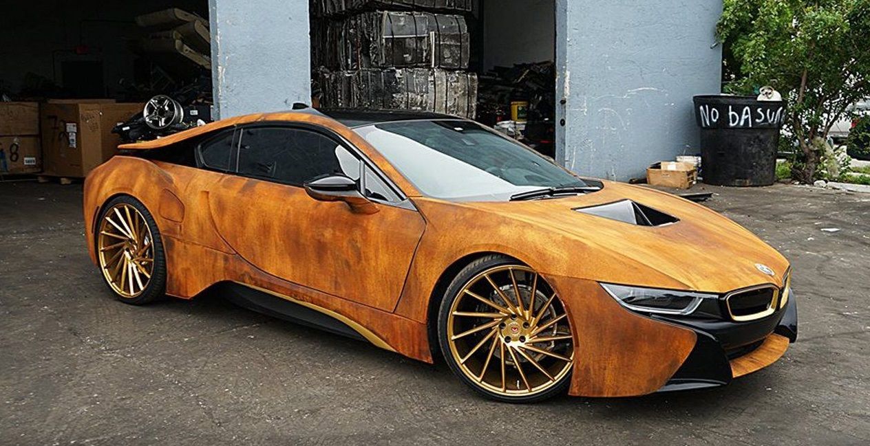 Austin Mahone's Rusted BMW