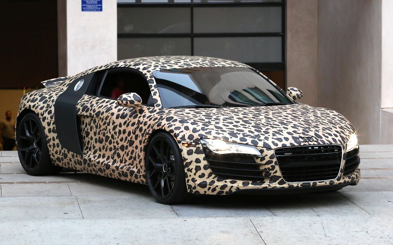 Justin Bieber’s Leopard Audi R8