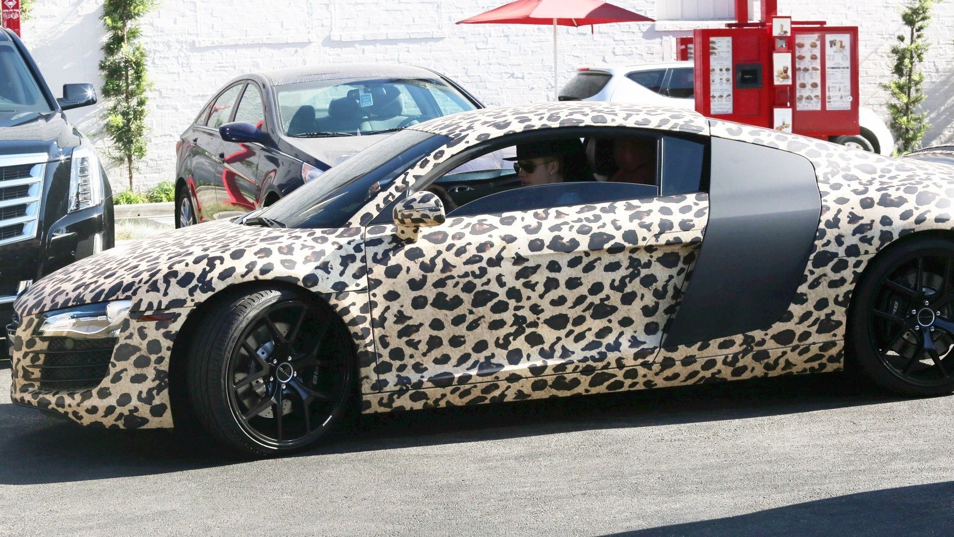 Justin Bieber’s Leopard Audi R8