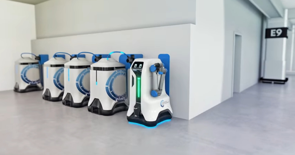 Volkswagen's Electrified Future Includes Charging Robots