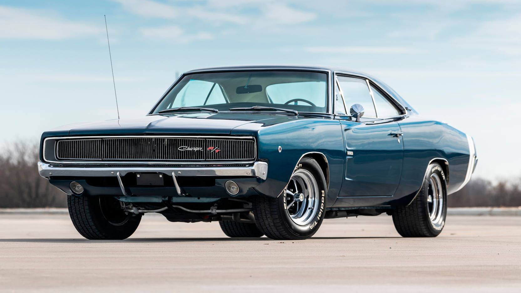 front quarter view 1968 charger