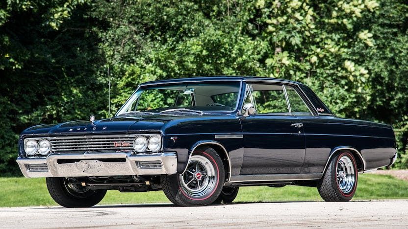 Black 1965 Buick Skylark Gran Sport